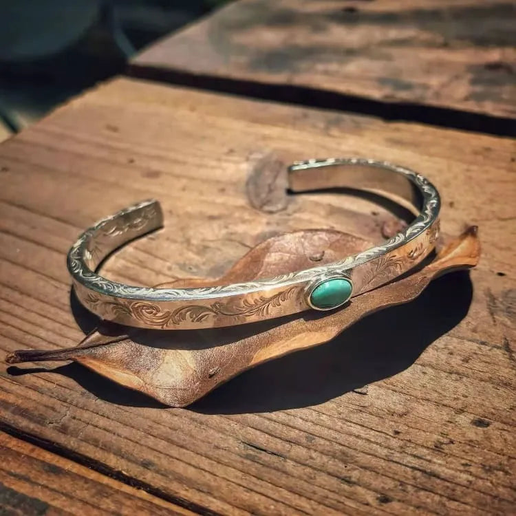 Bracelet turquoise en argent 925