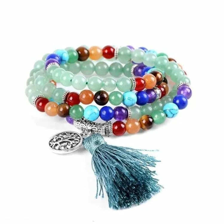 Bracelet aventurine, perles 6 mm