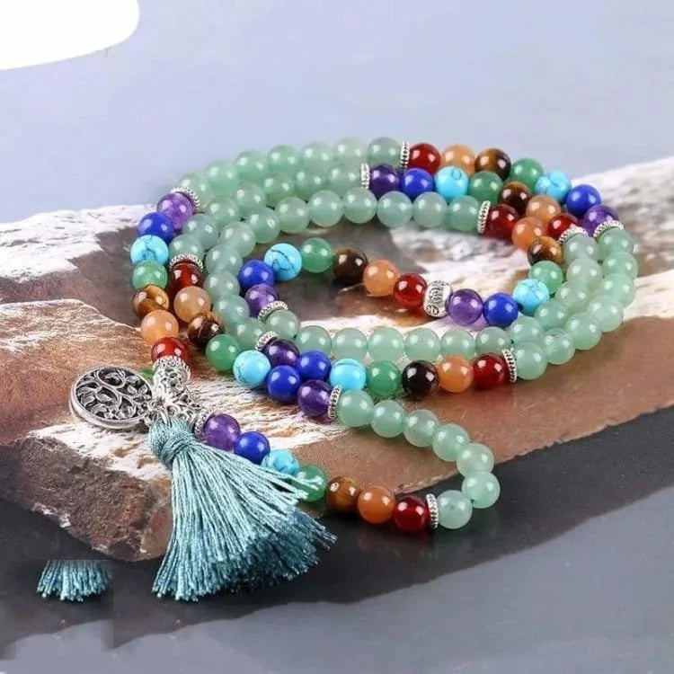 Bracelet aventurine, perles 6 mm