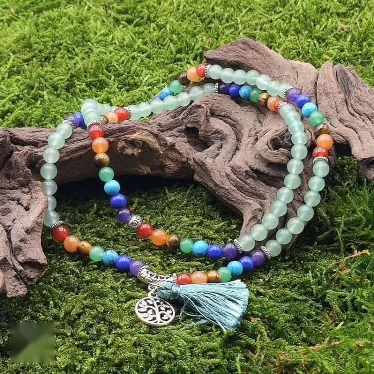 Bracelet aventurine, perles 6 mm