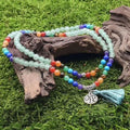 Bracelet aventurine, perles 6 mm