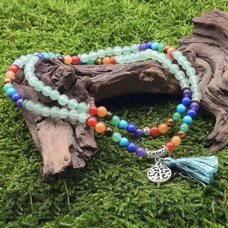 Bracelet aventurine, perles 6 mm