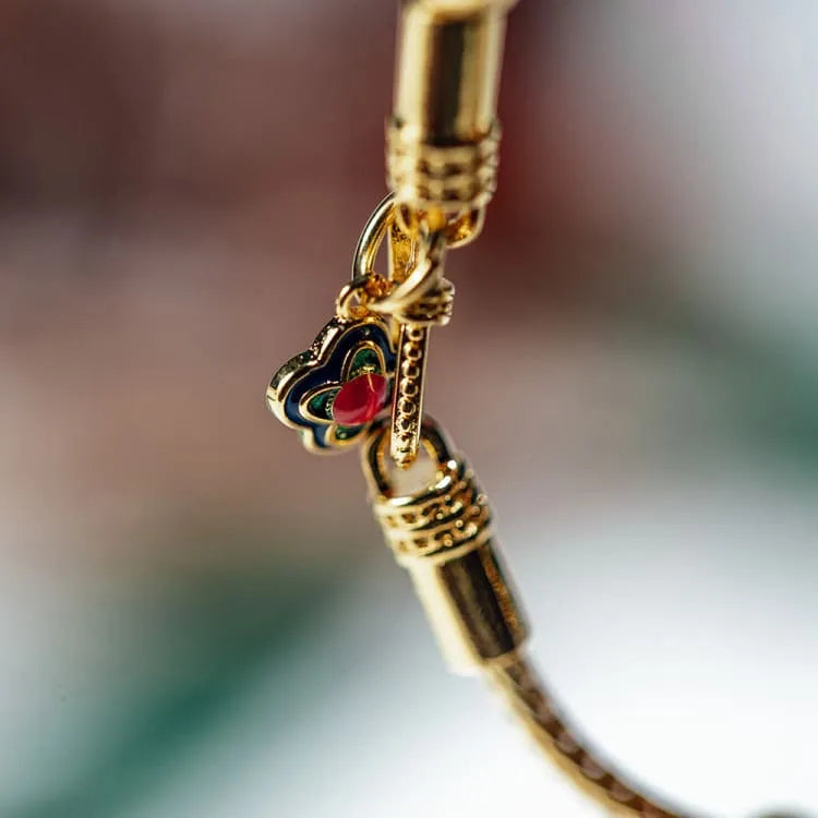 Bracelet graines de lotus en jade
