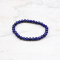Bracelet lapis-lazuli fin