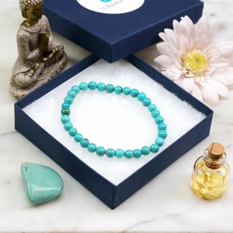 Bracelet turquoise fin et léger