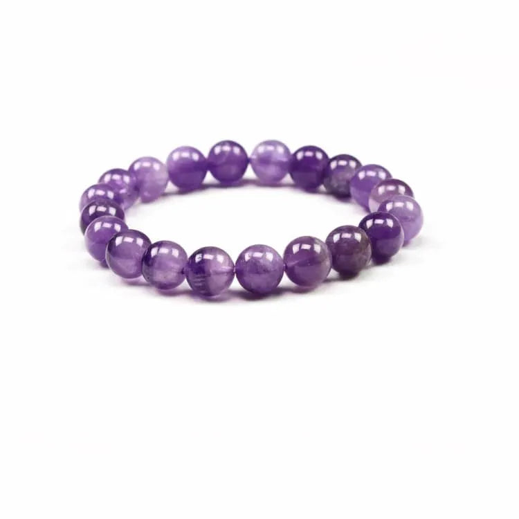 Bracelet améthyste perles au choix