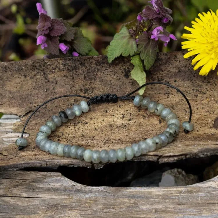 Bracelet labradorite d'origine canadienne
