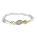 Bracelet pierre de lune à pendentif et écrin