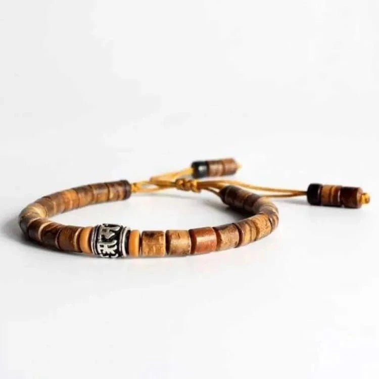 Bracelet tibétain santal rouge
