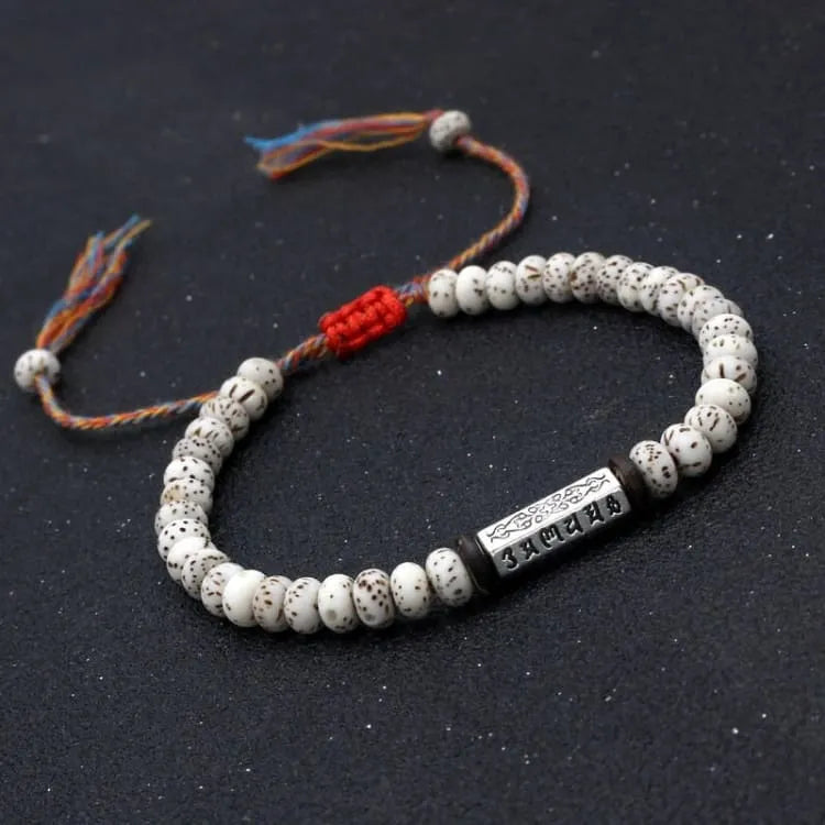 Bracelet tibétain à perles de bodhi