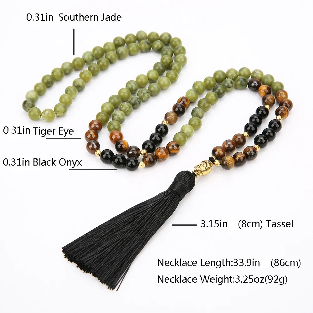 Mala tibétain 108 perles style méridional