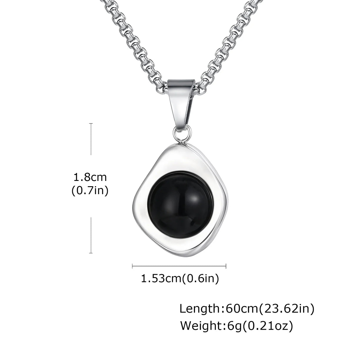 Collier oeil de tigre et agate pendentif irrégulier