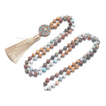 Mala tibétain pendentif Om Mani Padme Hum
