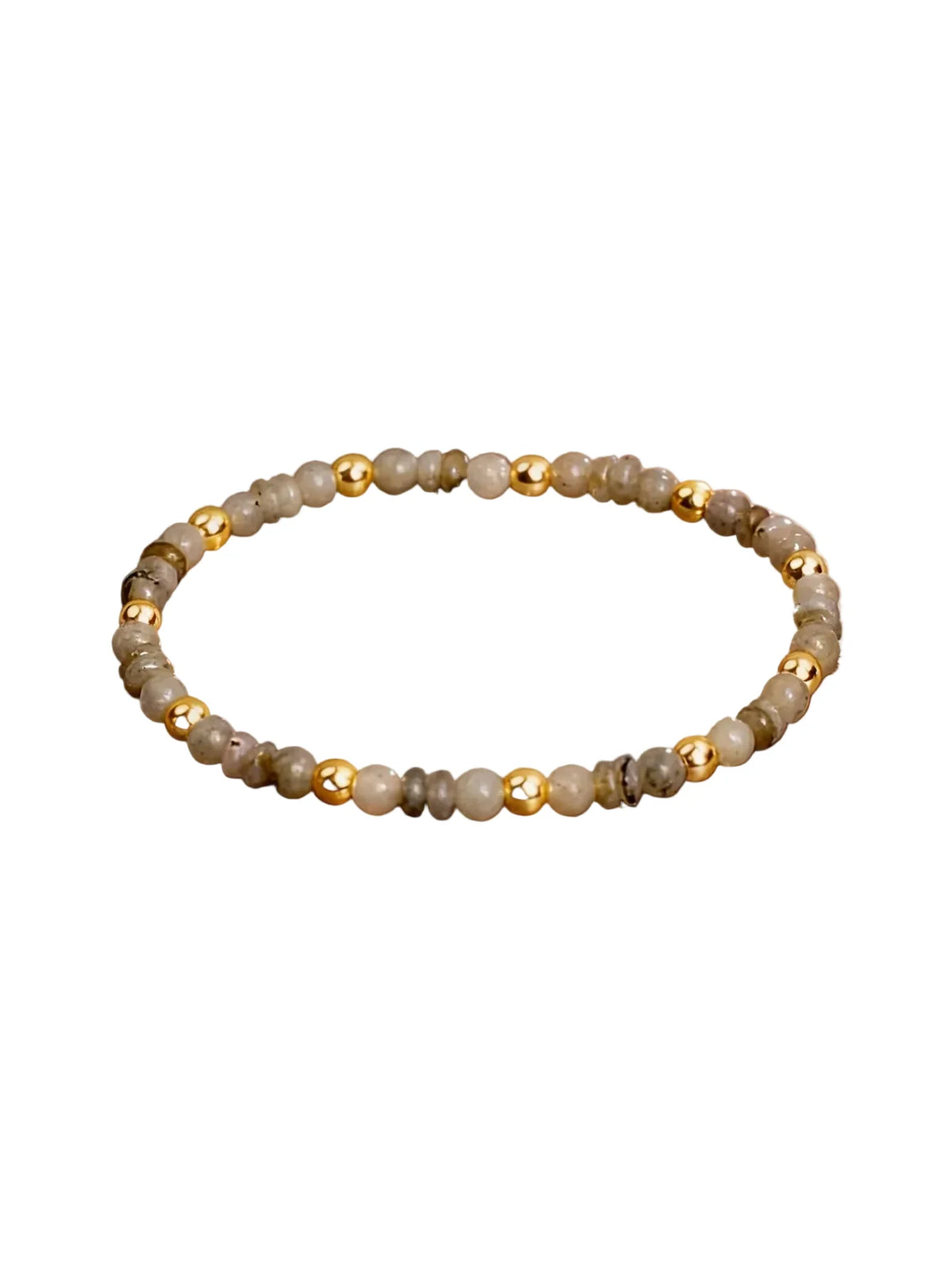 Bracelet labradorite perles mini facettées