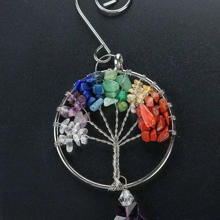 Attrape-soleil arbre de vie 7 chakras